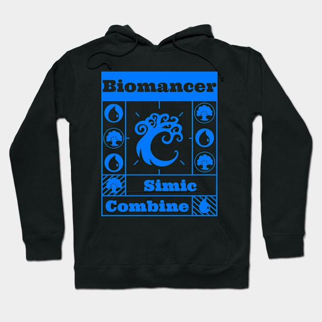 Simic Combine | Biomancer| MTG Guild Blue on Green EXP Design Hoodie by ChristophZombie